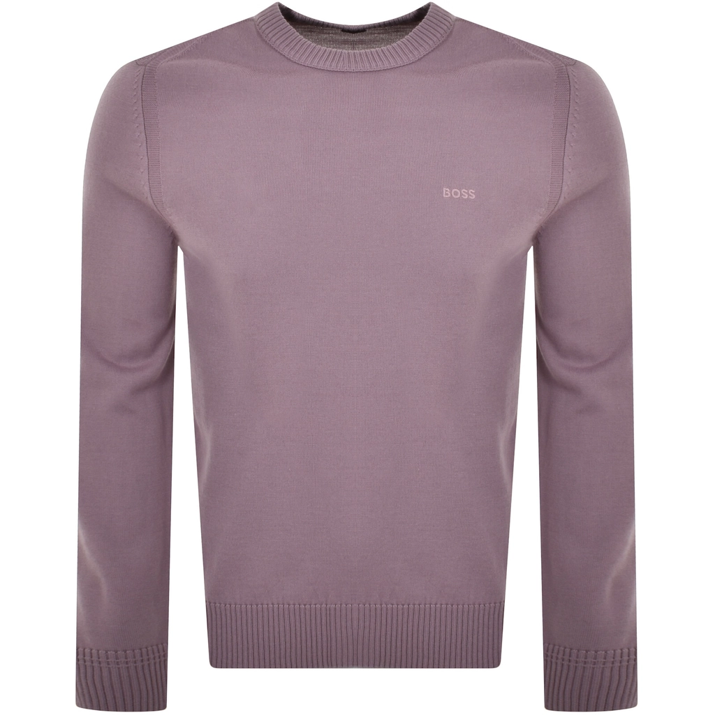Hugo Boss BOSS Avac Knit Jumper Purple